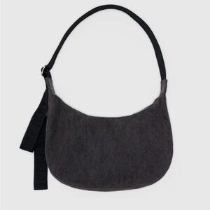 BAGGU washed black denim medium crescent